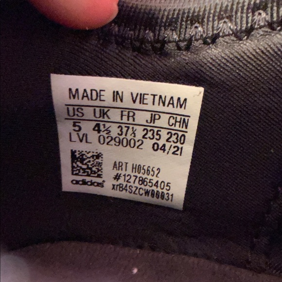 Adidas Black and White Athletic Shoes - Picture 3 of 3